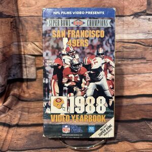 1988 San Francisco 49ers Super Bowl XXIII Champions VHS "Team of Decade" NFL